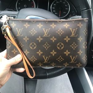 Louis Vuitton Clutch MM Wristlet